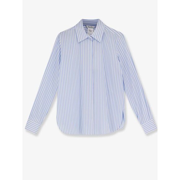 Max Mara Women Mxmaccenni Striped Cotton Shirt